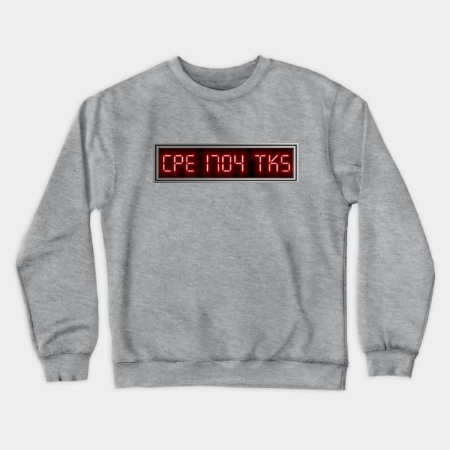 War Games Launch Code - CPE 1704 TKS Crewneck Sweatshirt by ATee&Tee